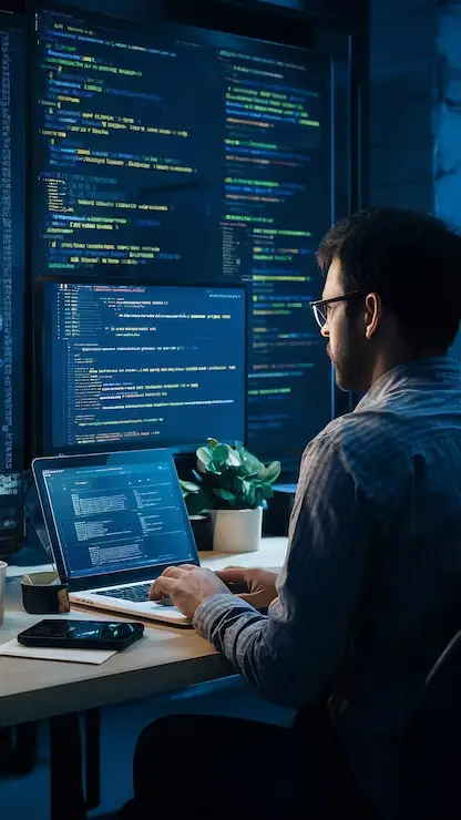 programmer-working-software